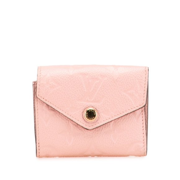 LOUIS VUITTON Pink Monogram Leather Wallet - Picture 1 of 10